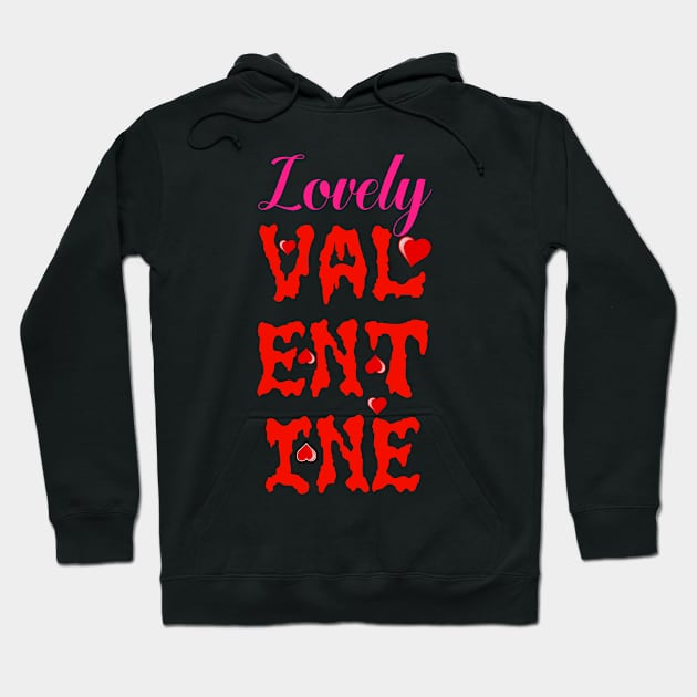 Lovely Valentine | Bloody Halloween Hoodie by PraiseArts 